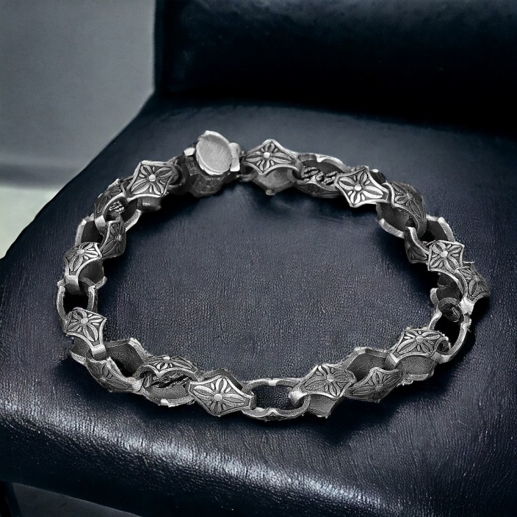 925 STERLING SILVER MEN'S BRACELET