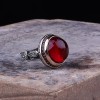 МУЖСКОЕ СЕРЕБРЯНОЕ КОЛЬЦО 925 ПРОБЫ С КРУГЛЫМ ЧЁРНЫМ ЦИРКОНИЕМ