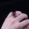 МУЖСКОЕ СЕРЕБРЯНОЕ КОЛЬЦО 925 ПРОБЫ С КРУГЛЫМ ЧЁРНЫМ ЦИРКОНИЕМ