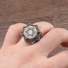 МУЖСКОЕ СЕРЕБРЯНОЕ КОЛЬЦО 925 ПРОБЫ С ГРАВИРОВКОЙ ПЕЧАТИ СОЛОМОНА